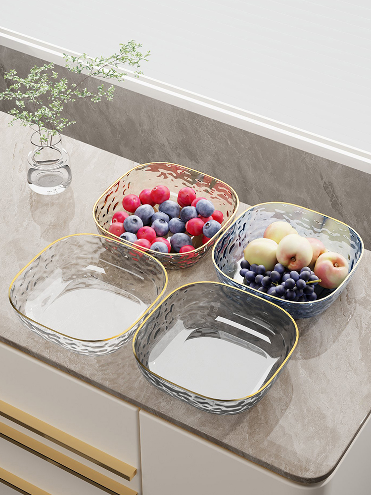 Good-looking Fruit Plate Living Room Home Tea Table Fruit Plate New Arrival Accessible Luxury High-Grade Snacks Classy Candy Plate