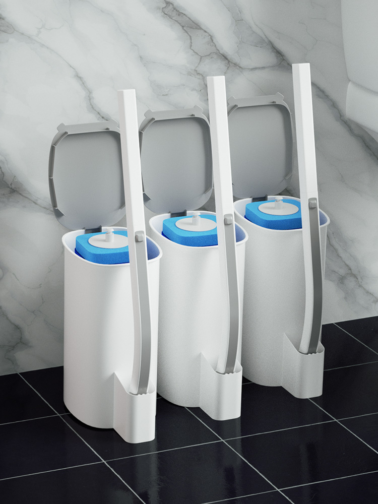 Jujiajia Disposable Toilet Brush For Home No Dead Angle Toilet Brush Storage Box Toilet Handy Gadget Cleaning Brush