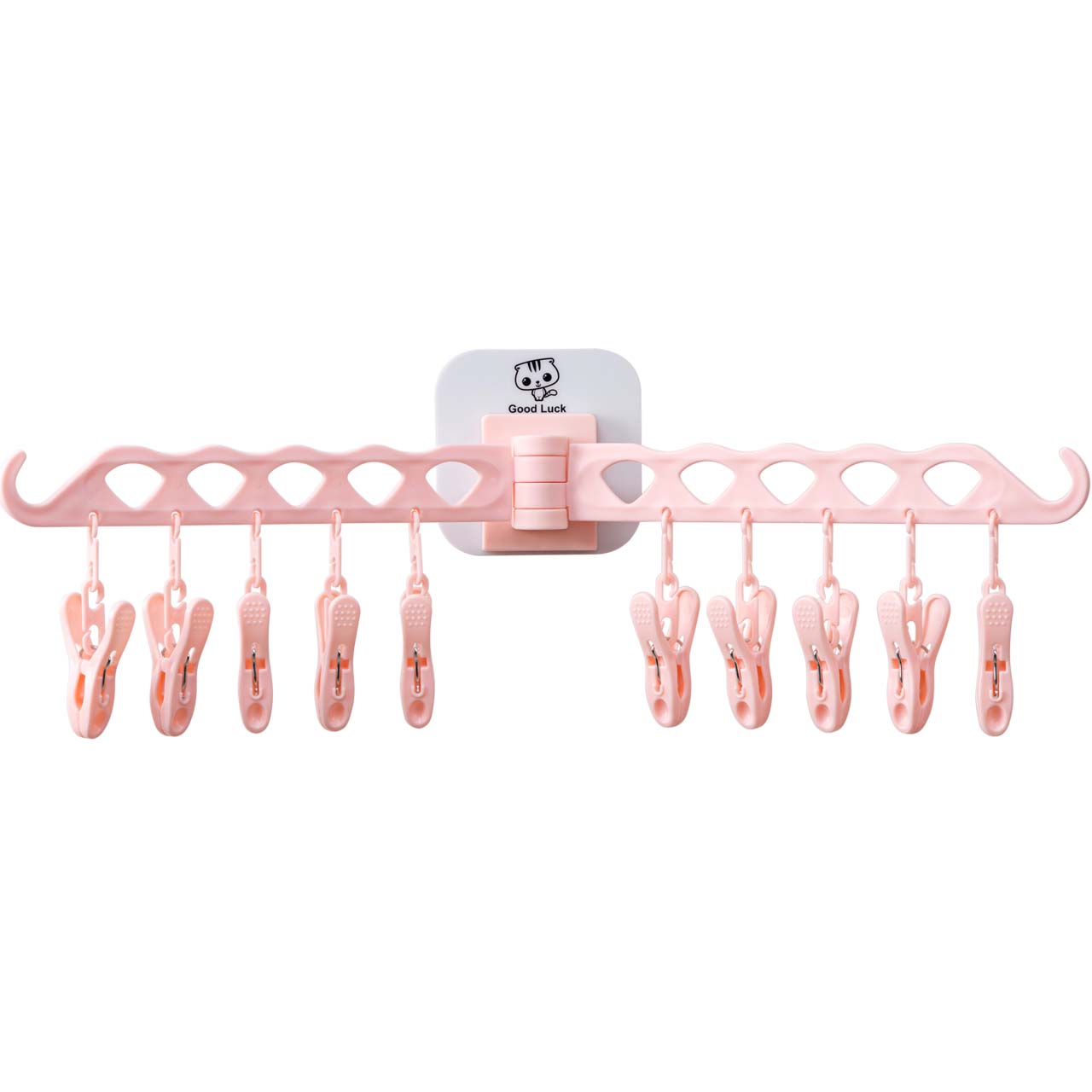 Multifunctional Clothes Hanger Foldable Clothes Hanger Home Storage Gadget Sock Clothes Drying Rack Kids Clip Clothes Hanger