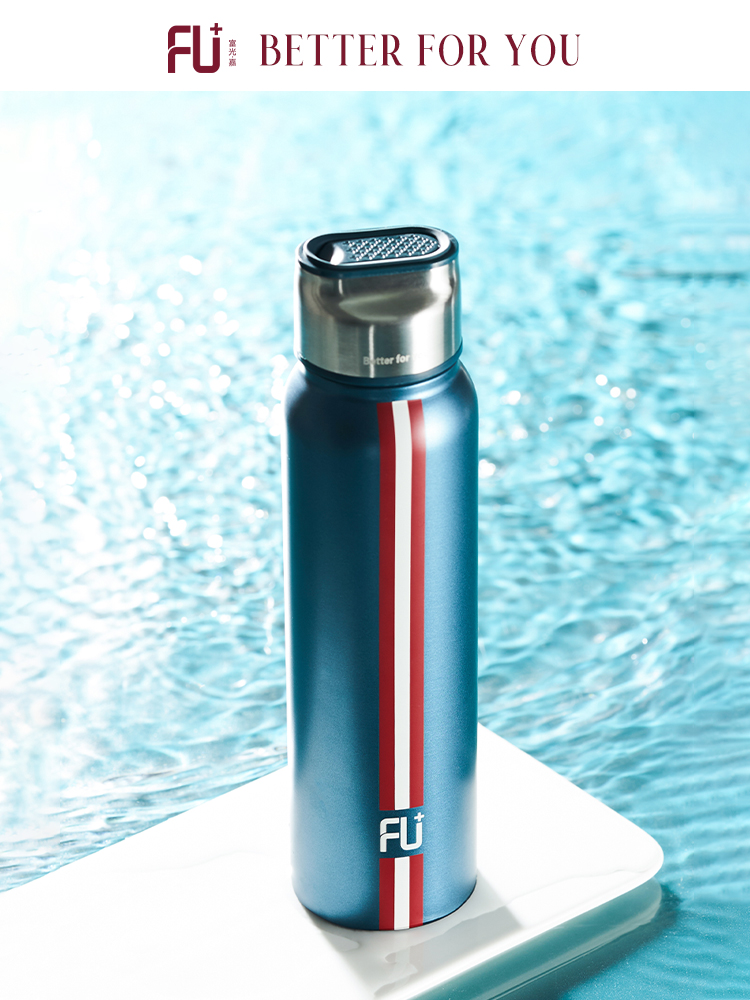 Fuguang Fu + Vacuum Cup Girl Good-looking 316 Stainless Steel Water Cup Convenient Student Men Sports Water Cup