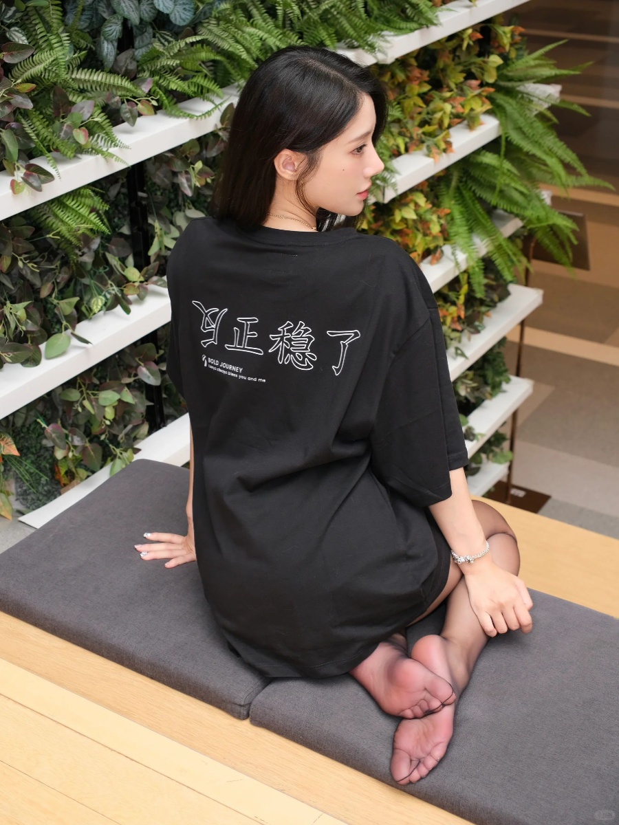 American Fashion Brand Creative Short Sleeve Female T-Shirt 2025 New Arrival Fashion All-Match Loose Youthful-Looking Unique Super Nice Tops