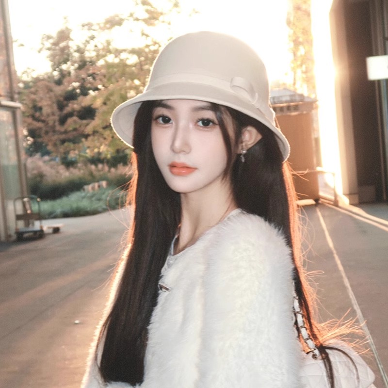 Classic Style Women's Beautiful Hat for Autumn and Winter