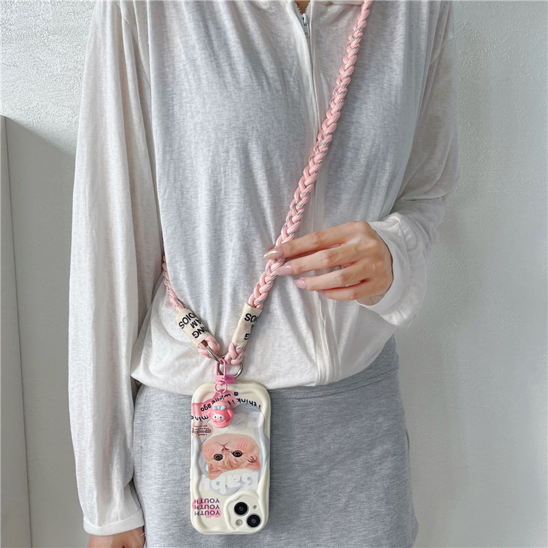 Portable Outdoor Bee Loudspeaker Mobile Phone Lanyard