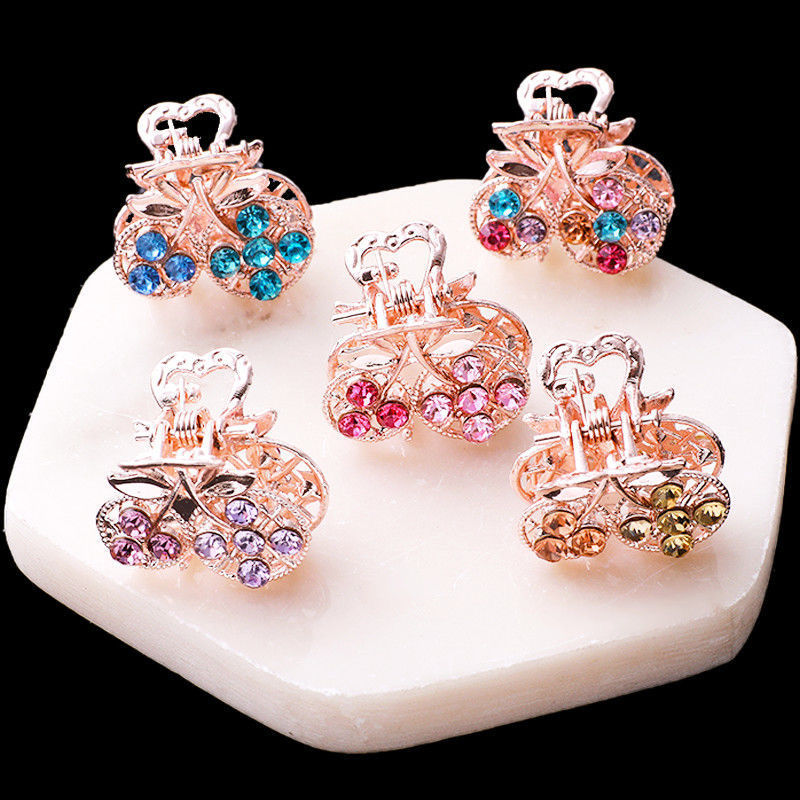 Korean Style Rhinestone Hairpin Headdress Small Jaw Clip