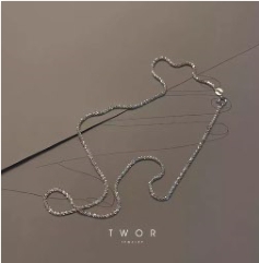 9.9 Yuan 3 Pieces Sparkling Necklace Female Starry Clavicle Chain Choker Sweater Chain Valentine Gift Butterfly Gold Plated