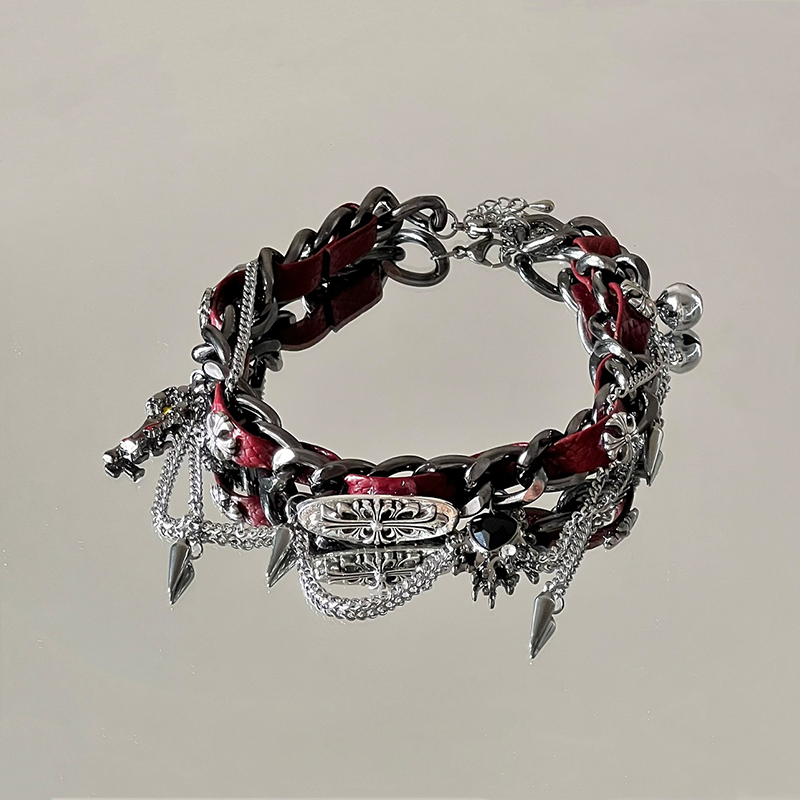 Y2g Rivet Leather Punk Young Adult Subculture Collar