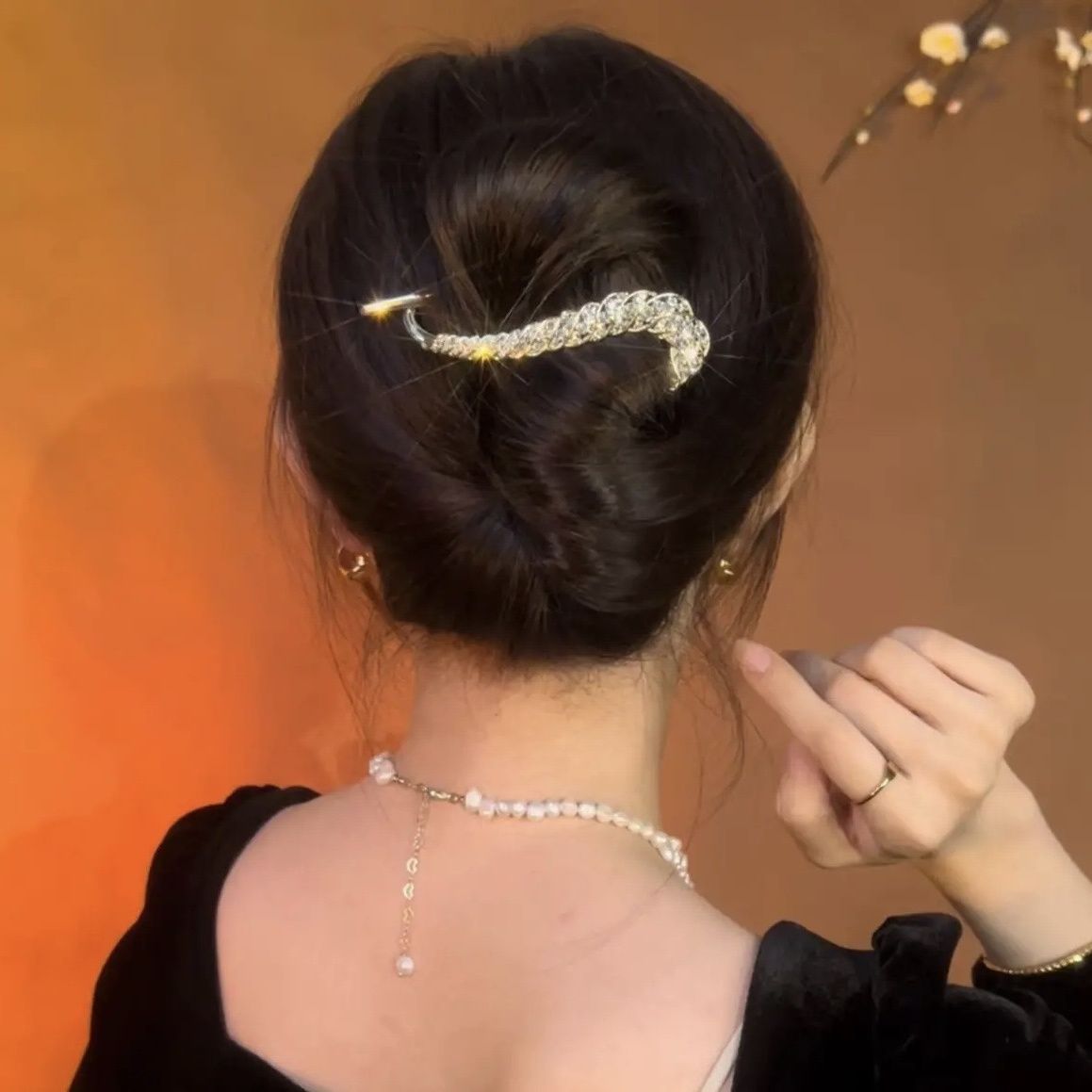 Accessible Luxury Fancy Elegant Frog Buckle Headdress Barrettes
