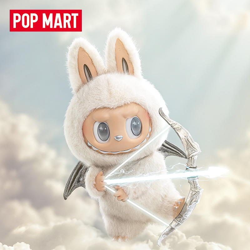 PopMart Pop Mart Zimomo Angel Angel in Clouds Vinyl Face Doll Big Baby Labubu