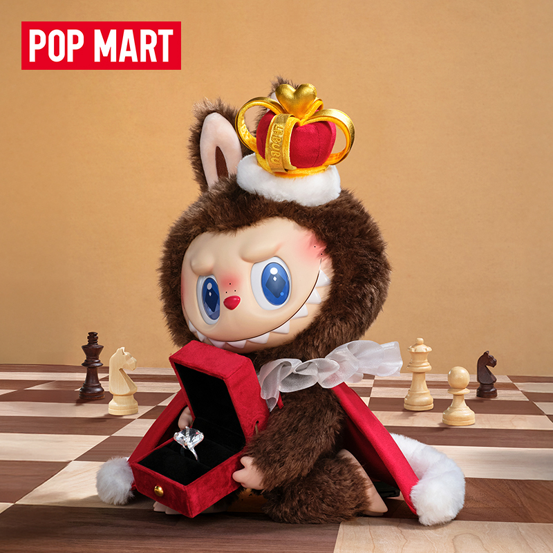 PopMart Pop Mart Labubu Automobiles Curtain Cloth Chess Adventure Doll Vinyl King Queen Stuffed