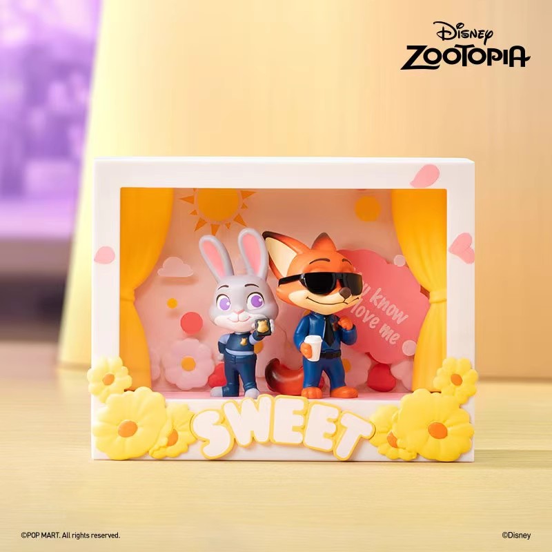 PopMart Zootopia Highlight Moment Series Scene Garage Kit Blind Box Toy Gift