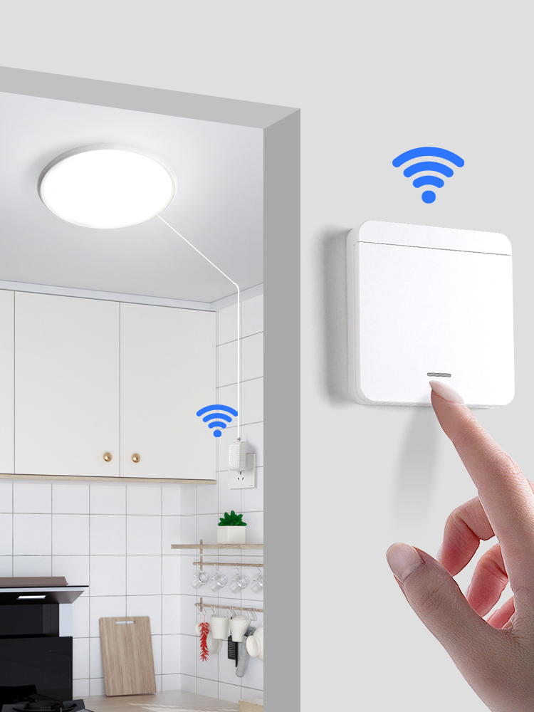 Direct Plug-in Bathroom Ceiling Lamp Wireless Remote Switch Installation-Free Kitchen Balcony Toilet Plug-in Lighting Lamp