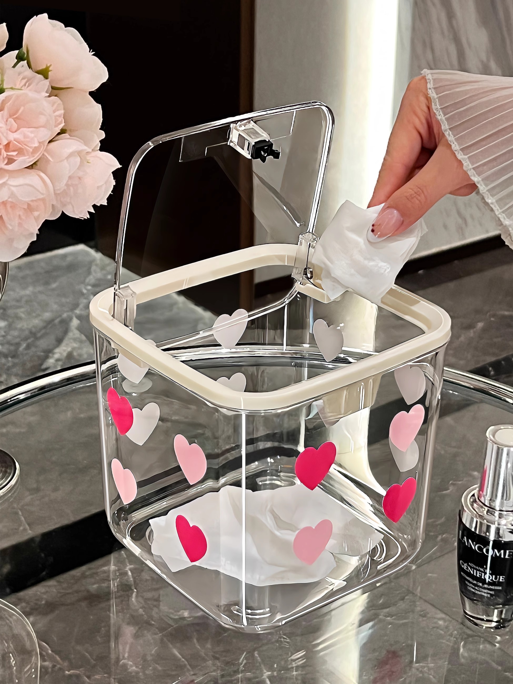 Good-looking Creative Bedroom Coffee Table For Home Table Mini Cute Car Storage Press Type Desktop Small Trashbin