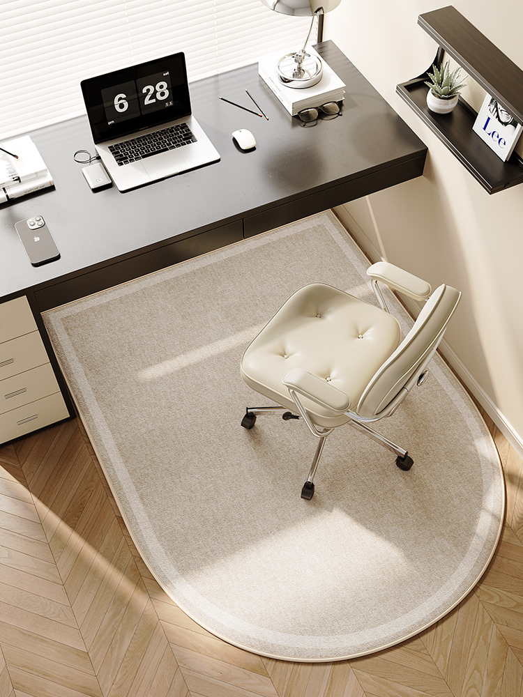 Computer Chair Floor Mat Study Study Table Pulley Seat Swivel Chair Mat E-Sports Bedroom Bedside Dressing Table Carpet