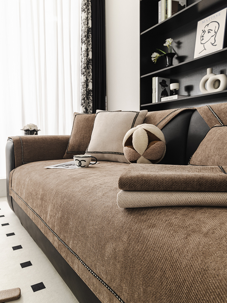 Chenille Fancy Retro Cover Cloth Sofa