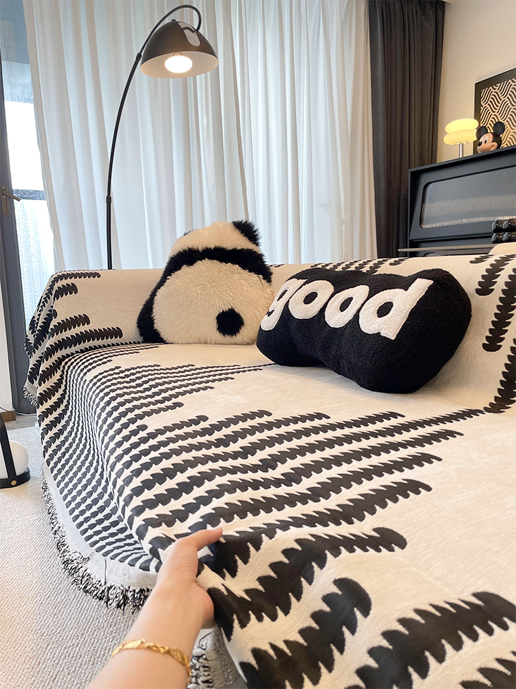 Sofa Cover Towel 2025 Popular New Arrival a Whole Piece Full Cover Blanket All Year Round Neutral Non-Slip Sofa Cover Cushion