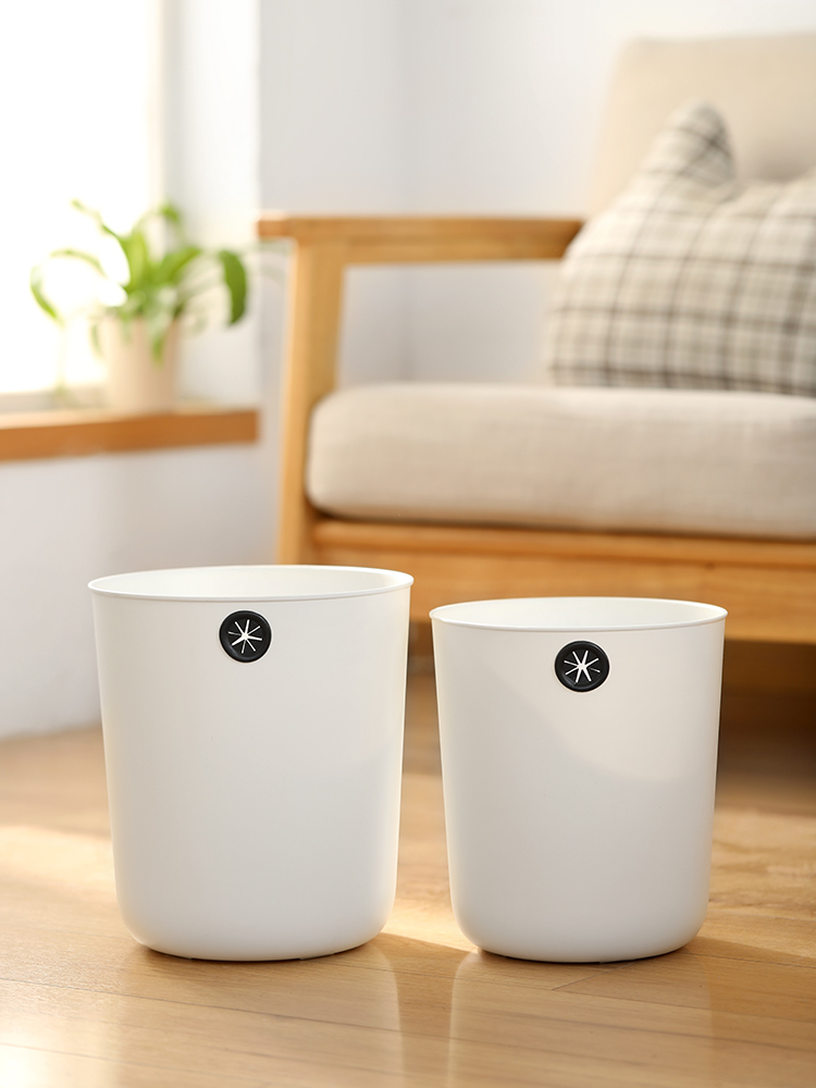 Fasola Bedroom Living Room Simple Trash Can with Lid