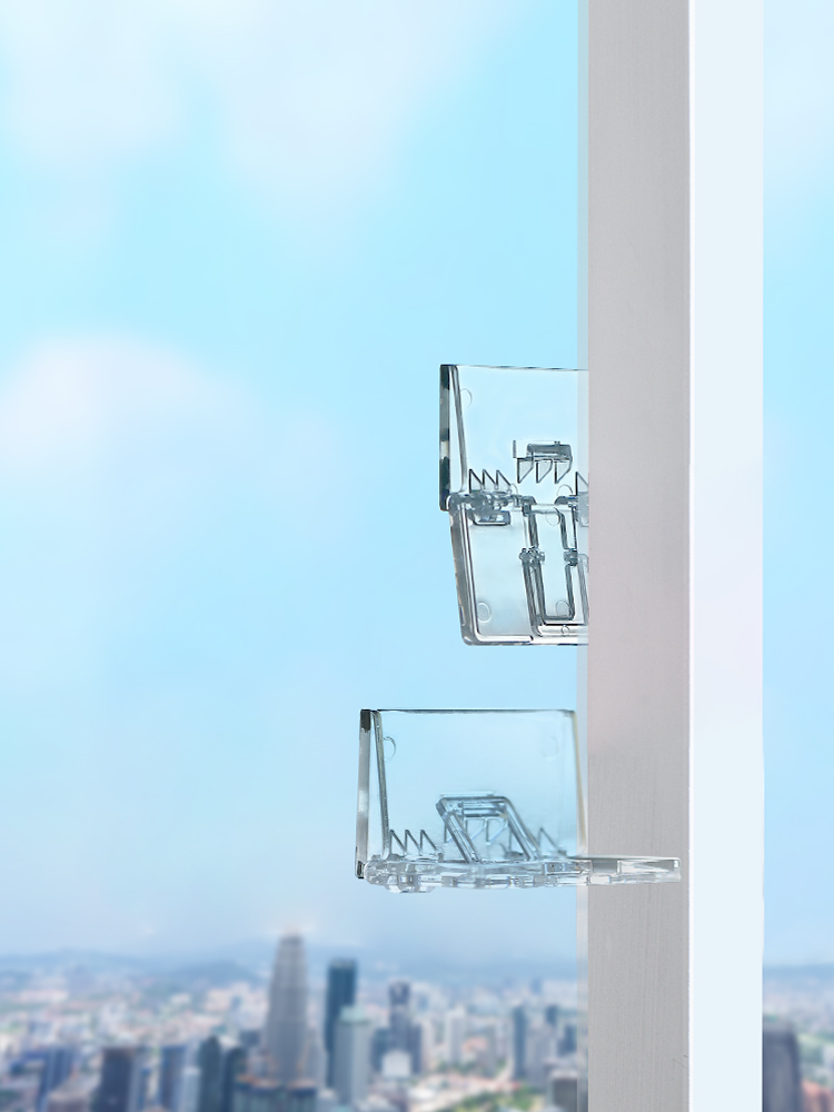 Fasola Window Lock Kids Window Security Lock Wardrobe Sliding Door Anti-Open Sliding Door Card Door Blocking Door Stopper