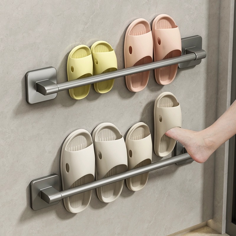 Youqin Hot Punch-Free Handy Gadget Bathroom Slipper Rack