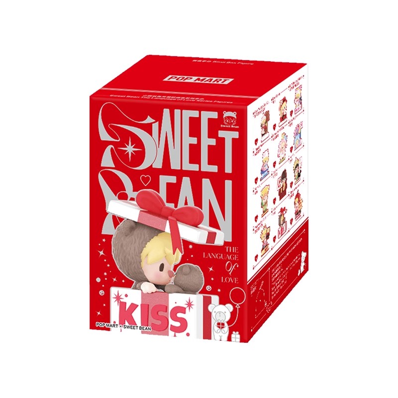 PopMart Pop Mart Small Sugar Snap Peas Caring Language Series Hand-Made Blind Box Valentine's Day Gift Decoration