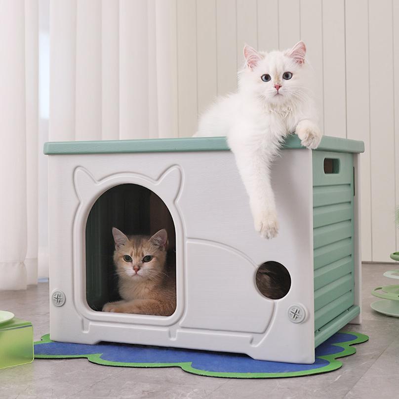 Cat Nest All Year Round Neutral House Closed Sense of Security Stray Cat Outdoor Nest Kennel Summer Kitty Shelter