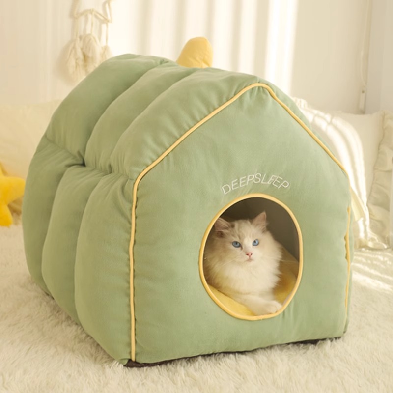 Cat Nest Winter Heattech Closed Sense of Security Cat Bed All Year Round Neutral Cat Mat Winter Cat Shelter