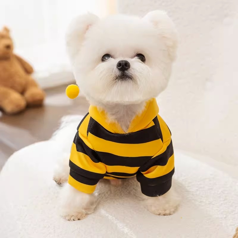 Hippie Dog Traction Dog Funny Clothes Autumn and Winter Sweater Schnauzer Bichon Teddy Pet Cat