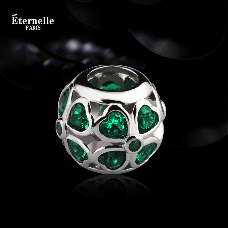 French Eternelle Silver Jewelry Four-Leaf Clover DIY Ornament Bracelet Accessories Fashion Wind Bead Bracelet