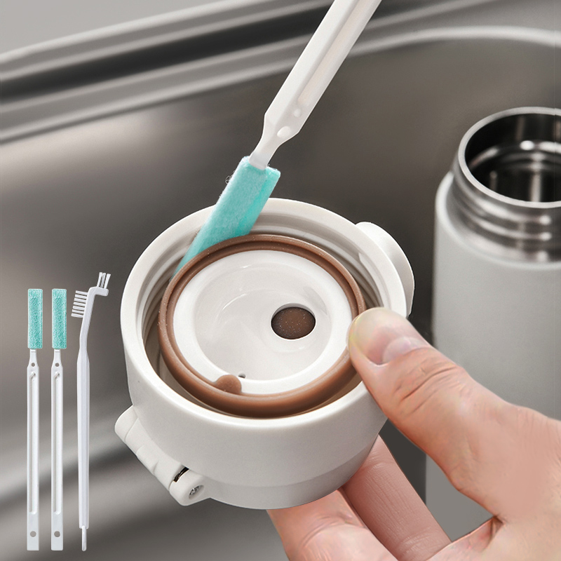 Japan Import Thermal Cup Lid Gap Cleaning Brush Cup Water Tea Cup Cleaning Brush Cup Brush Suit