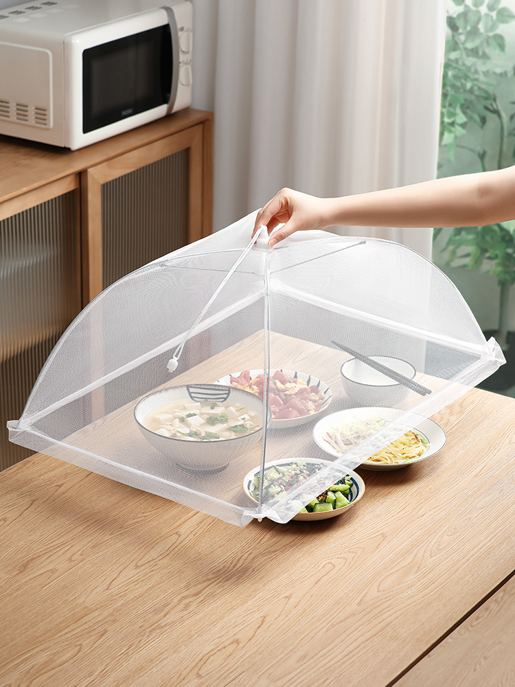 Cover Household Dining Table Food Cover Dustproof Fly Prevention Cover Table Top New Arrival Leftovers Food Net Cover Foldable