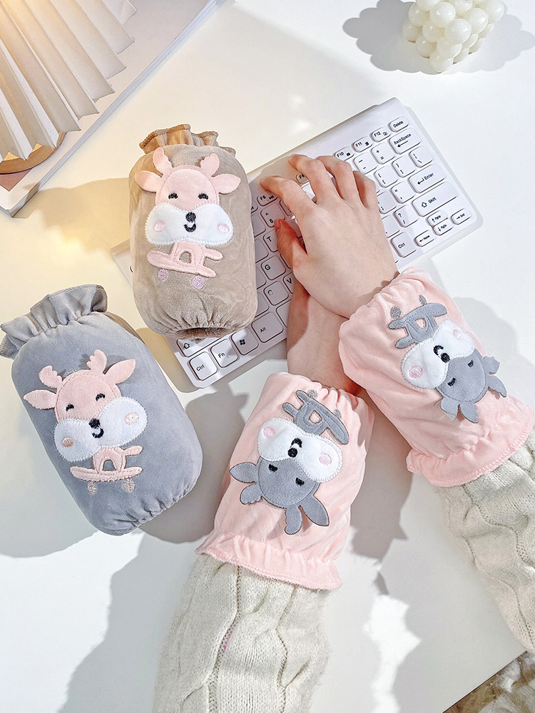 K-style Kids Oversleeves Women's Anti-Fouling Dirty Autumn and Winter Small Short Sleeves Hand Student Male Work Water Embroidery Cover Oversleeve Head