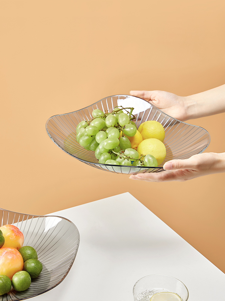 Fruit Plate Living Room Coffee Table For Home Simple European Creative Melon Seeds Candy Dried Fruit Snack Dish Internet Celebrity New New Arrival