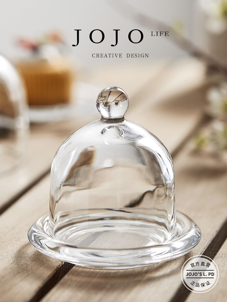 Jojo's L. Pd. Party. Glass Cover Breakfast Plate Buffet Fruit Display Plate with Lid | Xiang Party