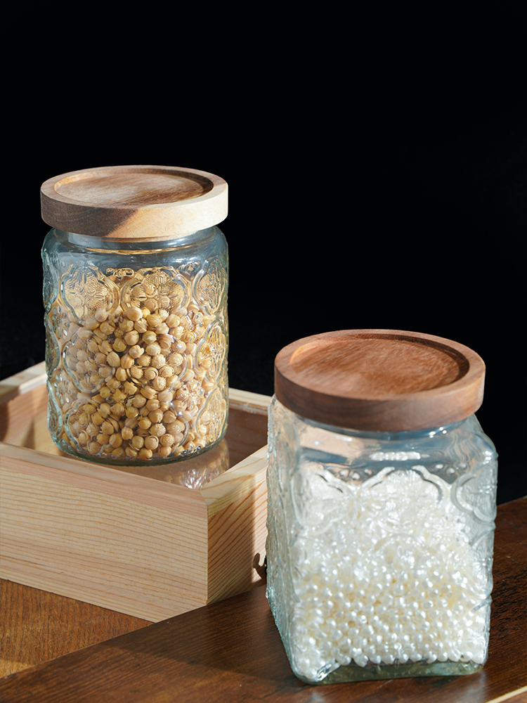 Jojo's L. PD · Malus · Sealed Jar For Home Glass Jar Retro Storage Tea Jar | Tanghua