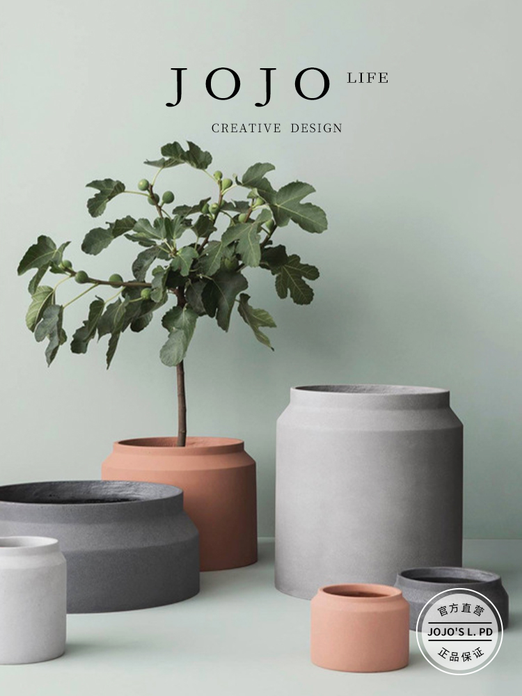Jojo's L. Pd. Step. Simple Home Soft Decoration Good-looking Flower Device Large Floor Flower Pot | See Step