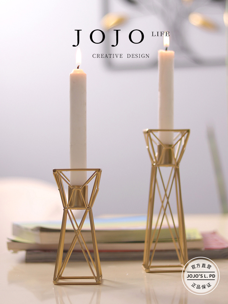 Jojo's L. Pd. Warrior. Candle Holder Scandinavian Creative Hollow Metal Candle Holder Single Head | Warrior