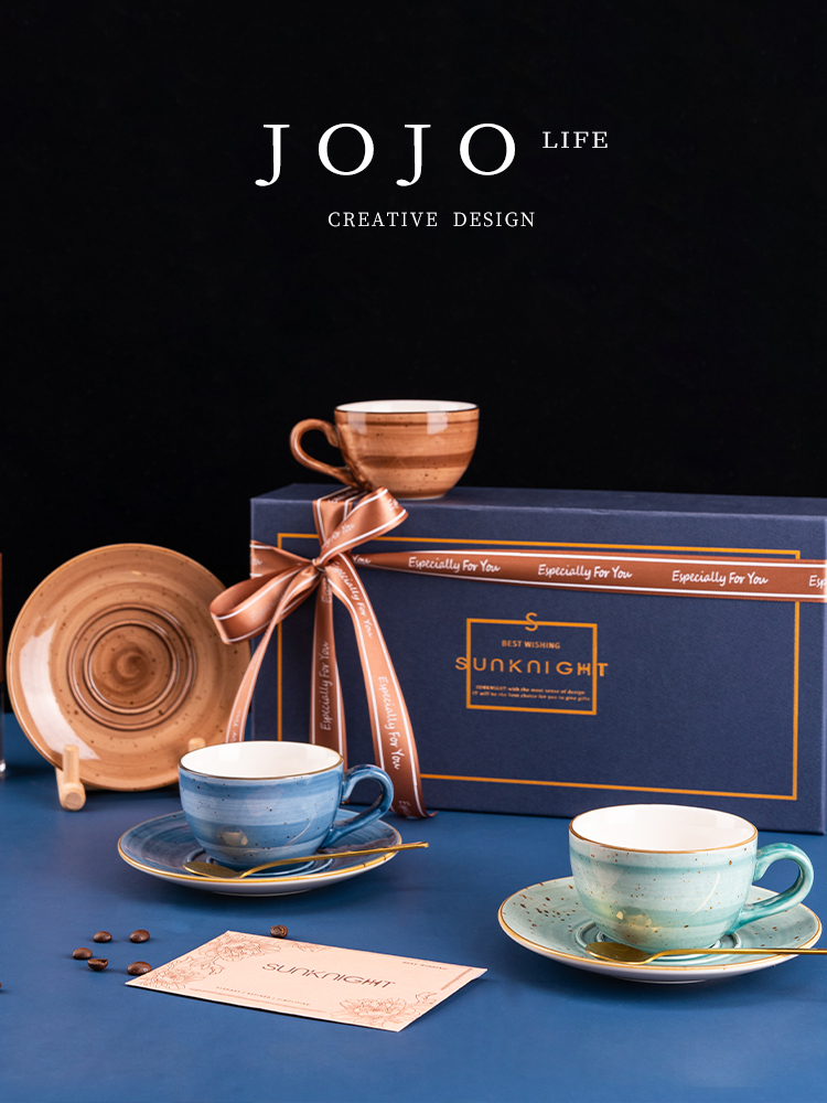 Jojo's L. Pd. Eileen. Cup Set Coffee Set Ceramic Cup British Good-looking Accessible Luxury | Ailin