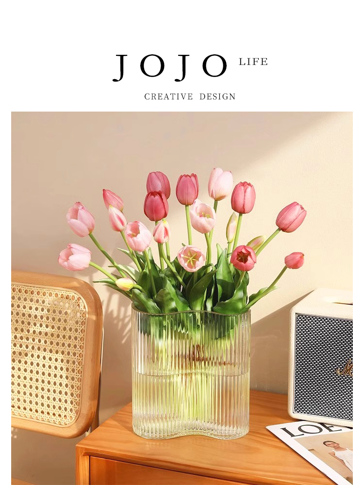Jojo's L. PD · Weed · Vase Glass Furnishing Article Living Room Flower Arrangement Vase Fancy Hydroponic | Yunsoft
