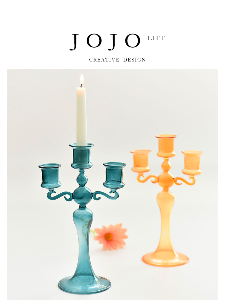 Jojo's L. PD · Clouds · Candlestick Creative Glass Candlestick Romantic Candlelight Dinner | Sunrise
