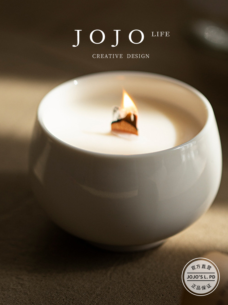 Jojo's L. Pd. Shoes. Minimalist Ceramic Aromatherapy Candle Candlestick Empty Cup DIY Bean Wax Container | Shoes Shoes
