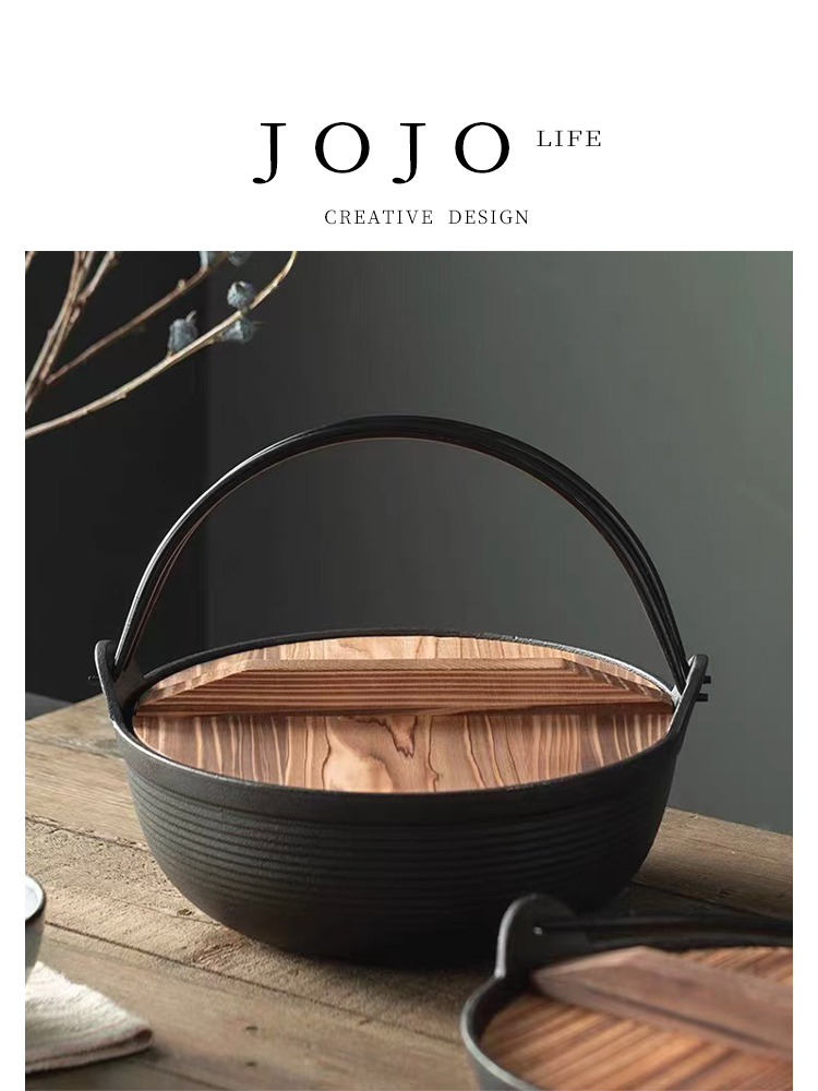 Jojo's L. PD · Enichi · Pot For Home Japanese Thickened Uncoated Cast Iron Soup Pot | Yuanyi