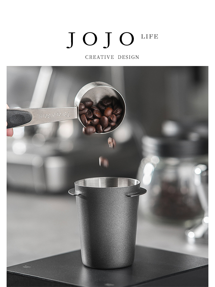 Jojo's L. Pd. Snow. Coffee Appliance Connecting Powder Cup Stainless Steel Italian Handle Connecting Powder | Fontanesia