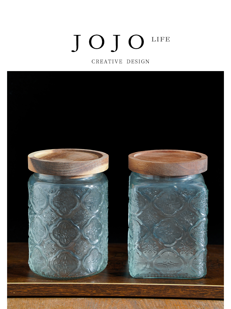 Jojo's L. PD · Malus · Sealed Jar For Home Glass Jar Retro Storage Tea Jar | Tanghua