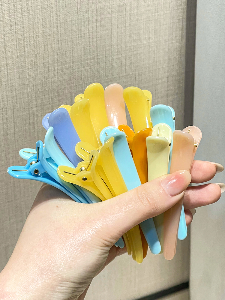 Barrettes Young Adult Traceless Clip Hair Clip Barrettes Sub-South Korea Ins Online Influencer Headdress Bang Side Clip One-Word Hairpin Duckbill Clip