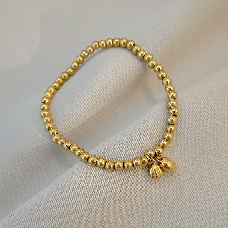 Women's Gold-Plated Lotus Titanium Bracelet