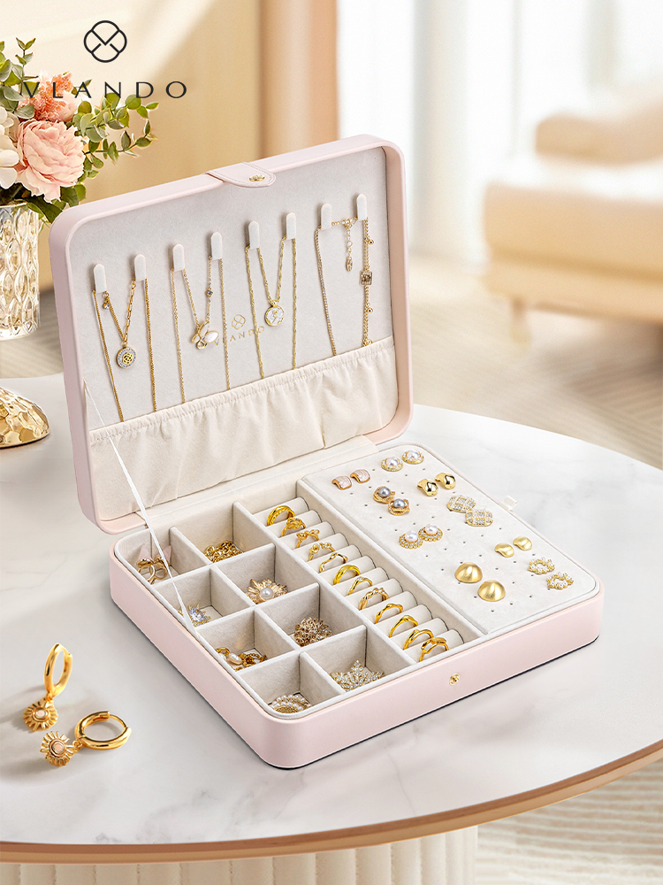 Vlando Ring Exquisite Valentine's Day Gift Jewelry Box