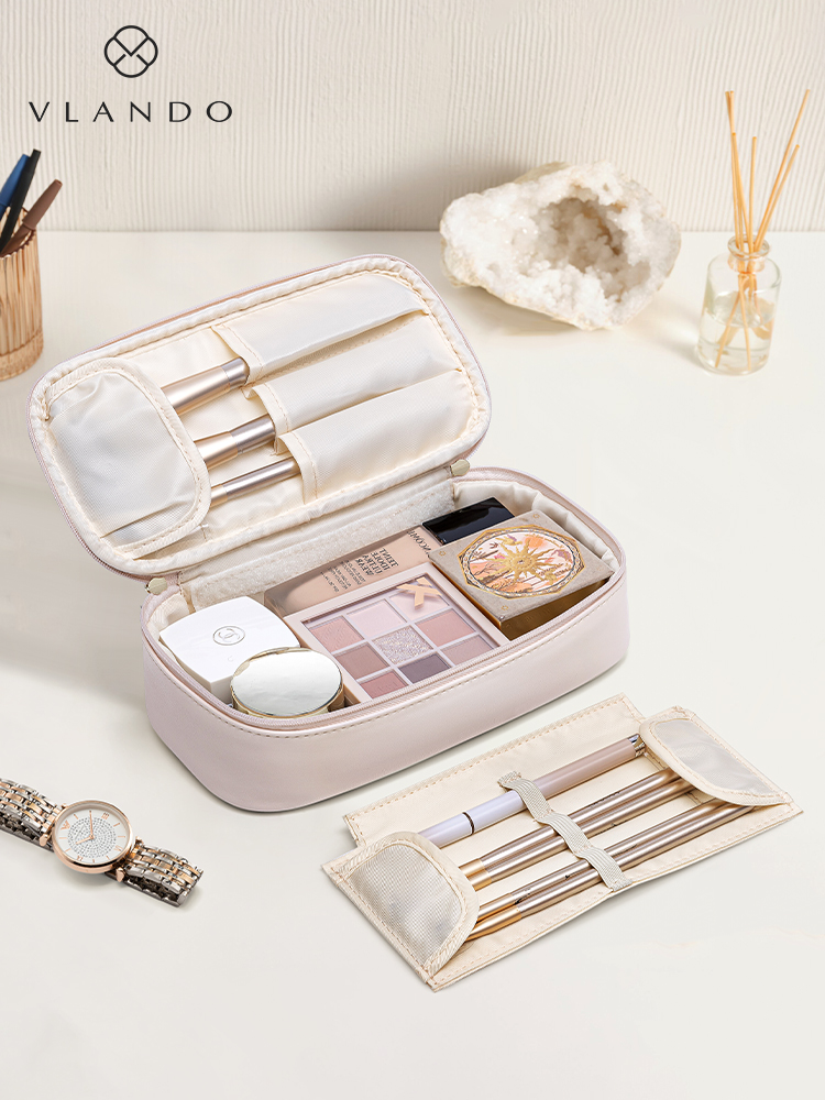 Weilanduo New Arrival Makeup Brush Storage Bag Cosmetic Portable Small Wash Bag Ladies Travel 2025 Classy