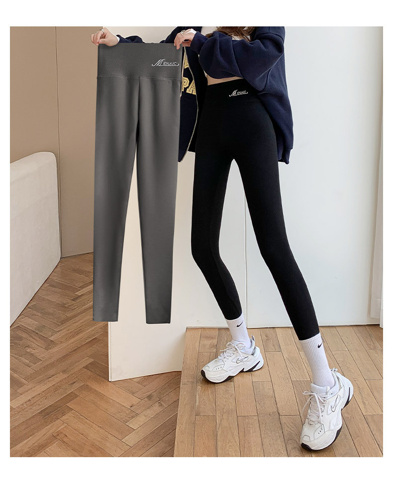 Plus Size Cozy Velvet Padded Leggings for Winter