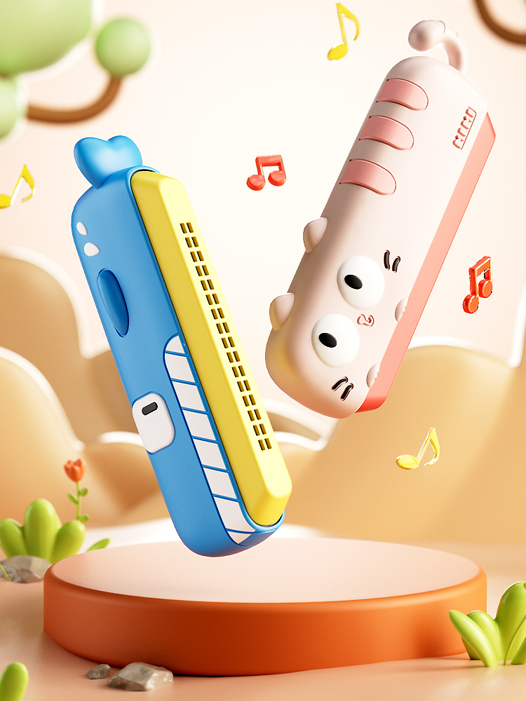 Harmonica Kids Toy Baby Special Playing Musical Instrument Beginner Beginner Girl Early Education Little Infant Little Boy