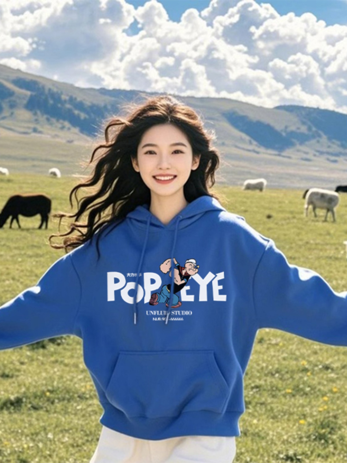 Fancy Super Nice Sweatshirt Women 2025 New Spring and Autumn Women's Clothing Tops Hooded Fleece-lined Thick Casual Jacket