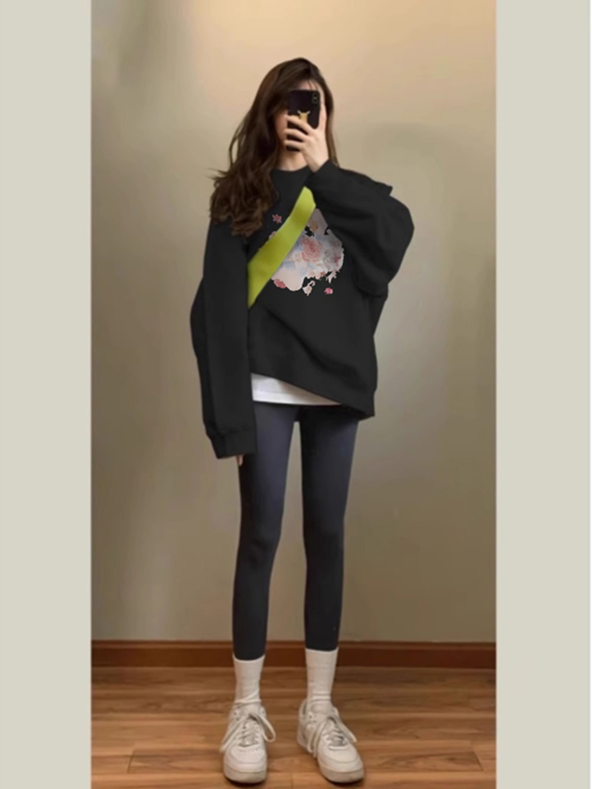 Oversize Velvet Padded Thickened Sweater Women 2025 Spring & Fall New Arrival Best Selling Loose round Neck Idle Style Top without Hood